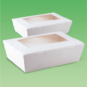 #10975 LUNCH BOX WINDOW FACE MEDIUM 180X120X50MM 200/CTN