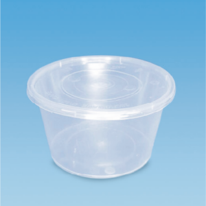 #12057 250ML ROUND FOOD CONTAINER BASE AND LID 450/CTN