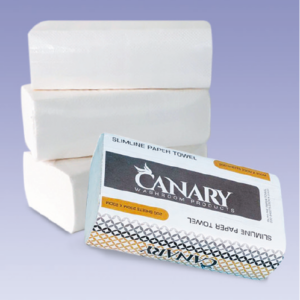 #12103 CANARY SLIMLINE HAND TOWELS 16 PACKS/CARTON
