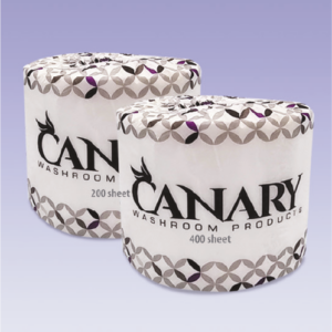 #12117 CANARY TOILET PAPER 200/400 SHEETS 48ROLLS/PER CARTON