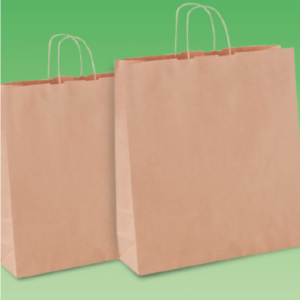 #12150 / #12149 TWIST HANDLE PAPER BAGS 250/CTN 275X205X110MM AND 355X240X120MM