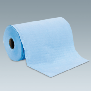 #12175 BLUE SCRIM MIGHTY WIPES 28.5CM X 50CM. 120 SHEETS/ROLL