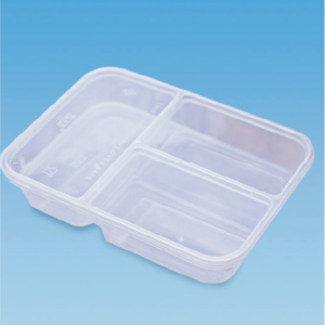 #12182 1100ML 3 PART FOOD CONTAINER BASE AND LID 150/CTN