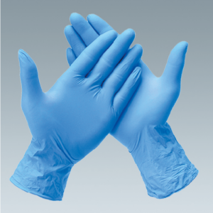 #12217 CANARY BLUE NITRILE GLOVES POWDER FREE 10 X 100 INNERS/CTN